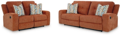 Danum Reclining Sofa and Loveseat