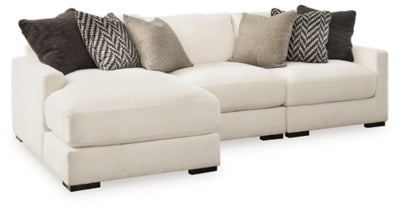 Elissa Court 3-Piece Sectional Sofa with Chaise