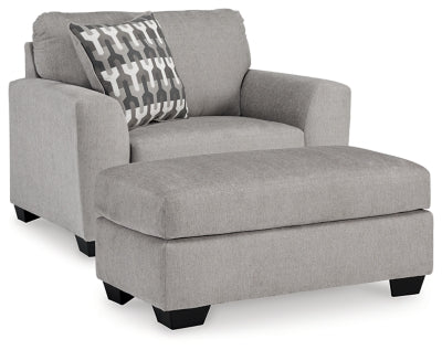 Avenal Park Oversized Chair and Ottoman