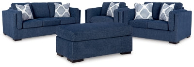 Evansley Sofa, Loveseat, Oversized Chair and Ottoman