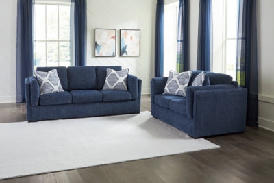 Evansley Sofa and Loveseat