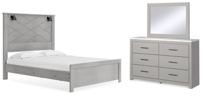 Cottonburg Queen Panel Bed, Dresser and Mirror