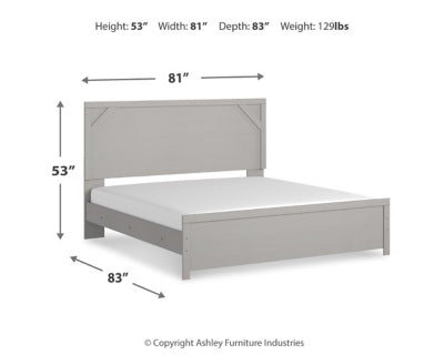 Cottonburg King Panel Bed