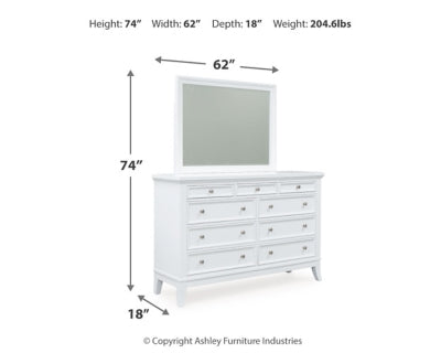 Trulani Dresser and Mirror
