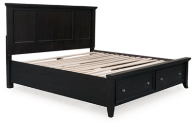 Bambori King Panel Storage Bed
