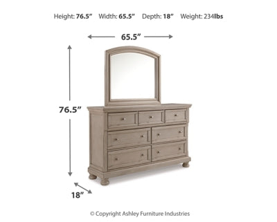 Lettner Dresser and Mirror