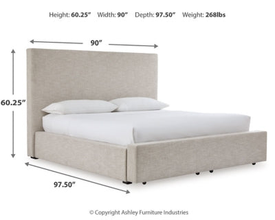 Kristiland California King Upholstered Storage Bed