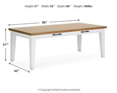 Ashbryn Dining Table