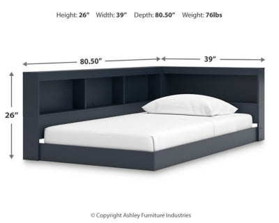 Simmenfort Twin Bookcase Storage Bed