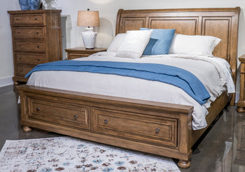 Vandenmore Queen Rails with Roll Slats