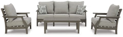4-Piece Outdoor Sofa Conversation Set