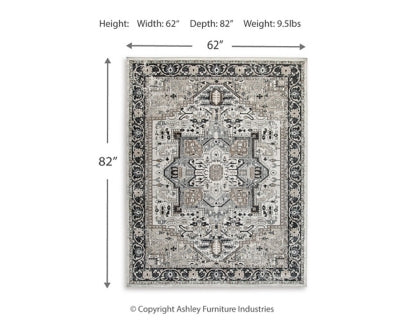 Gregmoore 5'2" x 6'10" Washable Rug