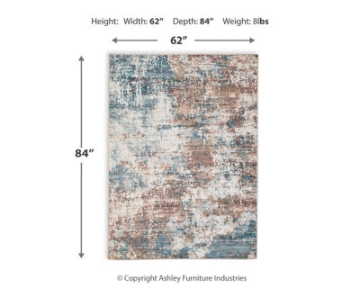 Willbertal 5'2" x 7' Washable Rug