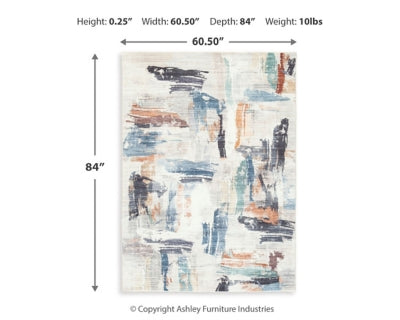 Hessland 5' x 7' Washable Rug