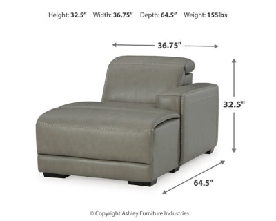 Correze Right-Arm Facing Power Reclining Back Chaise