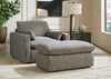 Dramatic Oversized Chair and Ottoman