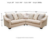 Carnaby 3-Piece Sectional