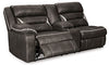 Kincord Left-Arm Facing Power Reclining Sofa with Console