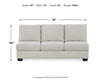 Lowder Armless Sofa