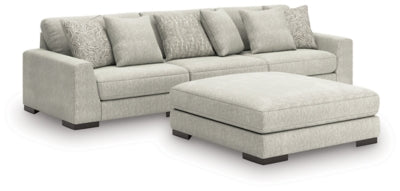 Regent Park 3-Piece Sectional and Ottoman