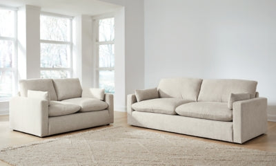 Refined Sofa and Loveseat
