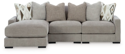 Aslan Court 3-Piece Sofa Sectional with Chaise