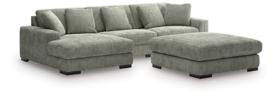 Lindyn 3-Piece Sectional with Ottoman