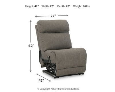 Starbot Power Armless Recliner