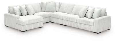 Stupendous 5-Piece Sectional with Chaise