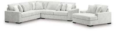 Stupendous 3-Piece Sectional and Oversized Chaise