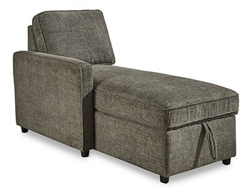 Kerle Left-Arm Facing Corner Chaise with Storage