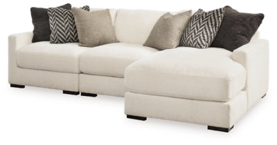 Elissa Court 3-Piece Sectional Sofa with Chaise