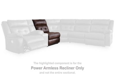 Punch Up Power Armless Recliner