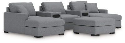 Omaha by Ashley 5-Piece Sectional and Ottoman