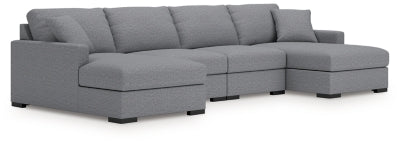 Omaha by Ashley 4-Piece Sectional with Chaise