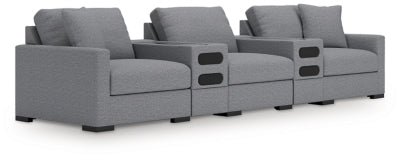 Omaha by Ashley 5-Piece Sectional with Audio Consoles