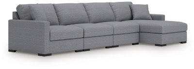Omaha by Ashley 4-Piece Sectional with Chaise