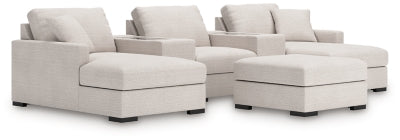 Omaha by Ashley 5-Piece Sectional and Ottoman