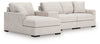 Omaha by Ashley 4-Piece Sectional with Chaise and Storage Console