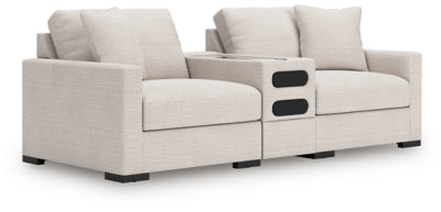 Omaha by Ashley 3-Piece Sectional Loveseat with Audio System