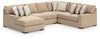 Larce 4-Piece Sectional with Chaise