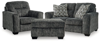 Lonoke Loveseat, Oversized Chair and Ottoman