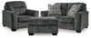 Lonoke Loveseat, Oversized Chair and Ottoman