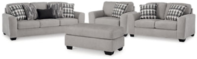 Avenal Park Sofa, Loveseat, Oversized Chair and Ottoman