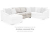 Koralynn Armless Loveseat