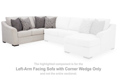 Koralynn Left-Arm Facing Sofa with Corner Wedge