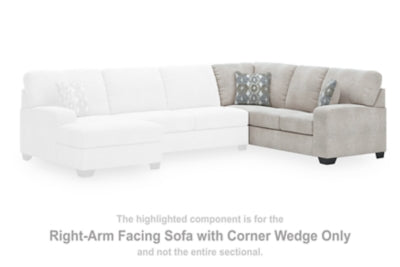 Rodington Right-Arm Facing Sofa with Corner Wedge