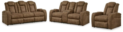 Wolfridge Power Reclining Sofa, Loveseat and Recliner