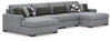 Bealton 4-Piece Sectional with Double Chaise