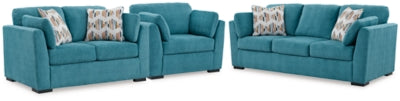 Keerwick Queen Sofa Sleeper, Loveseat and Oversized Chair